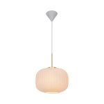 Nordlux Milford Luce Pendente Vetro Bianca | Adatto per E27