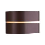 Nordlux Sibelis Luce Da Parete Aluminium Marrone | IP44 - Adatto per E27