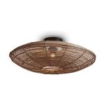Good&Mojo Luce da soffitto Tanami Rattan Marrone | Adatto per 1x E27 