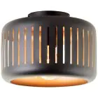 Brilliant Tyas Luce da soffitto Metallo Nero Oro | 270mm - Adatto per 1x E27