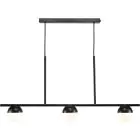Nordlux Contina Luce Pendente Metallo 3-Faretti Nero | Adatto per 3x G9